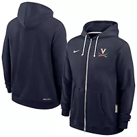 NCAA Nike Virginia Cavaliers 2025 Sideline Performance Full-Zip Hoodie