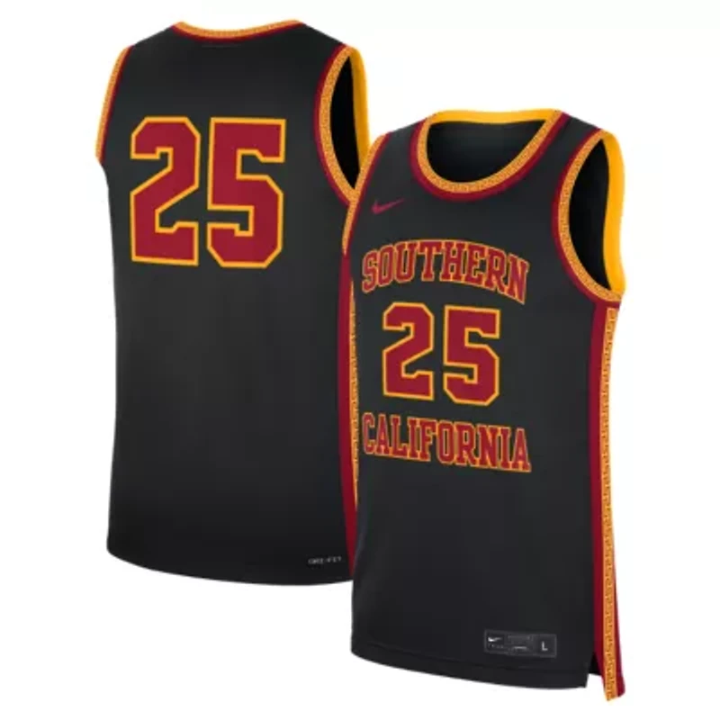 NCAA Nike #25 USC Trojans Alternate Replica Basketball Jersey