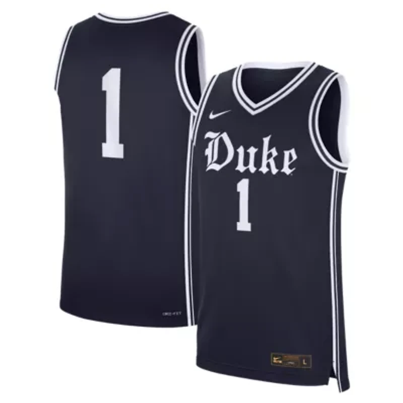Duke Blue Devils NCAA Nike #1 Alternate Replica Basketball Jersey