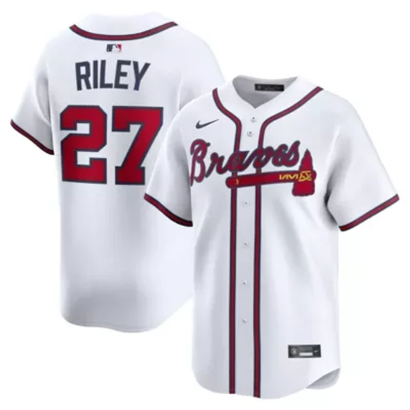 MLB Nike Austin Riley Atlanta Braves Home Limited Player Jersey