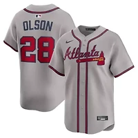 MLB Nike Matt Olson Atlanta Braves Road Limited Player Jersey