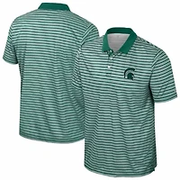 NCAA Michigan State Spartans Striped Polo