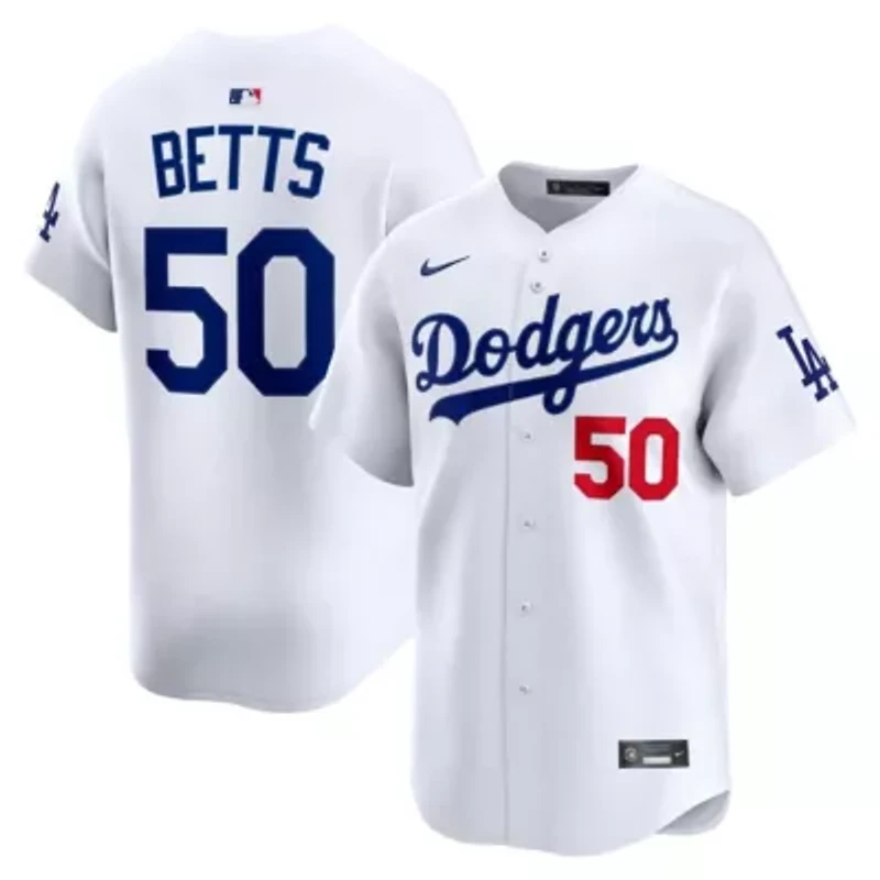 MLB Nike Mookie Betts Los Angeles Dodgers Home Limited Player Jersey
