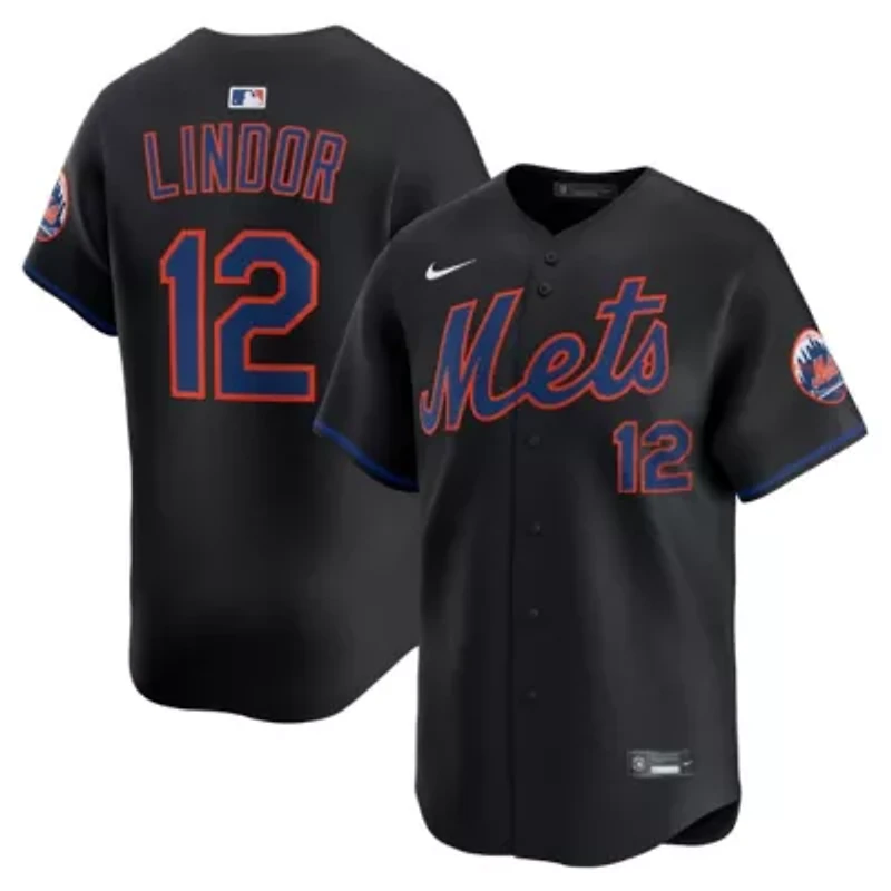MLB Nike Francisco Lindor New York Mets Alternate Limited Jersey