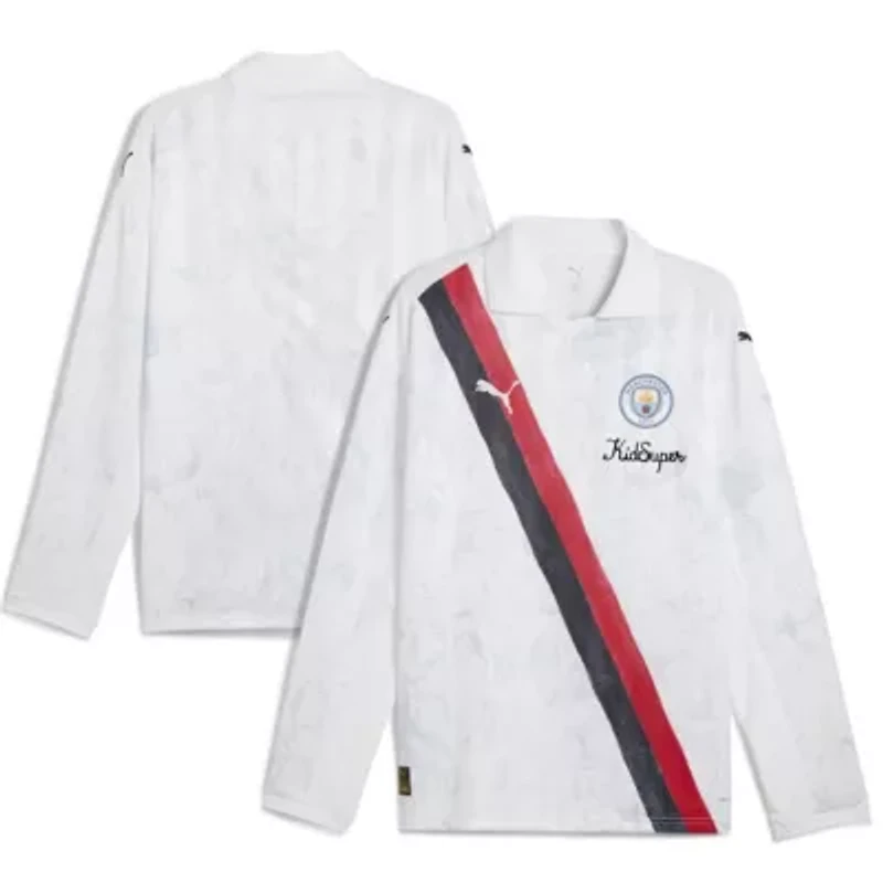 Premier League x KidSuper Manchester City 2025 FIFA Club World Cup Retro Long Sleeve T-Shirt