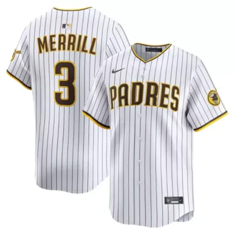 MLB Nike Jackson Merrill San Diego Padres Home Limited Player Jersey