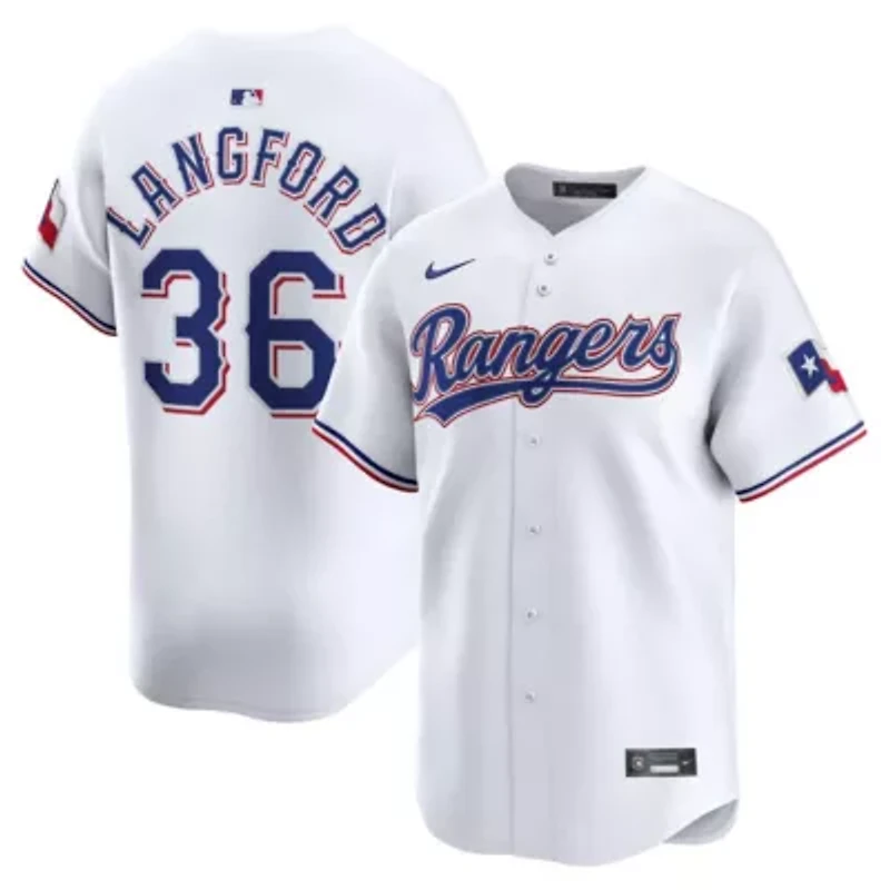 MLB Nike Wyatt Langford Texas Rangers Home Limited Player Jersey