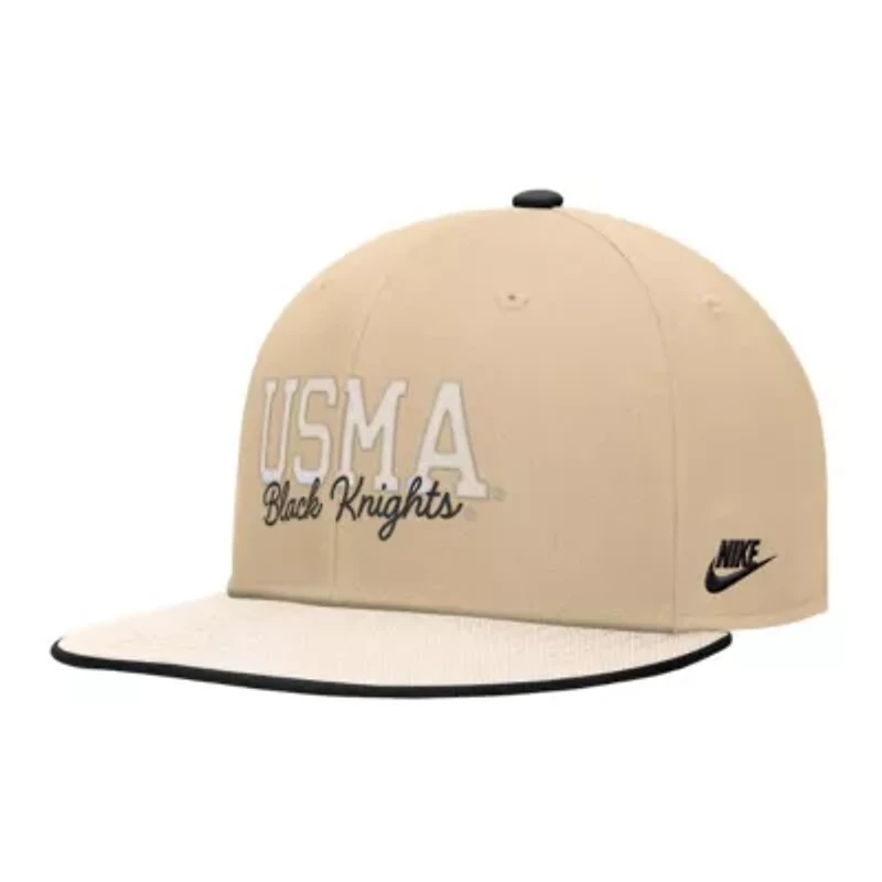 Army Black Knights NCAA Nike Army Knights Vintage Script Pro Dri-FIT Snapback Hat