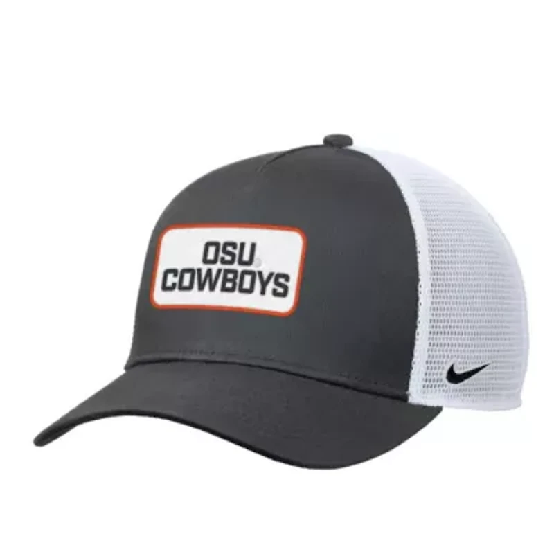 NCAA Nike Oklahoma State Cowboys 2025 On-Field Rise Trucker Performance Adjustable Hat