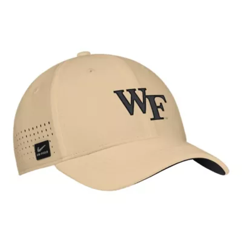 NCAA Nike Wake Forest Demon Deacons 2025 On-Field Performance Flex Hat
