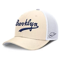 Cooperstown Teams Nike Brooklyn Dodgers Cooperstown Collection Dri-FIT Rise Trucker Adjustable Hat