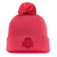 NCAA Nike Ohio State Buckeyes Primetime Peak Campus Cuffed Knit Hat with Pom