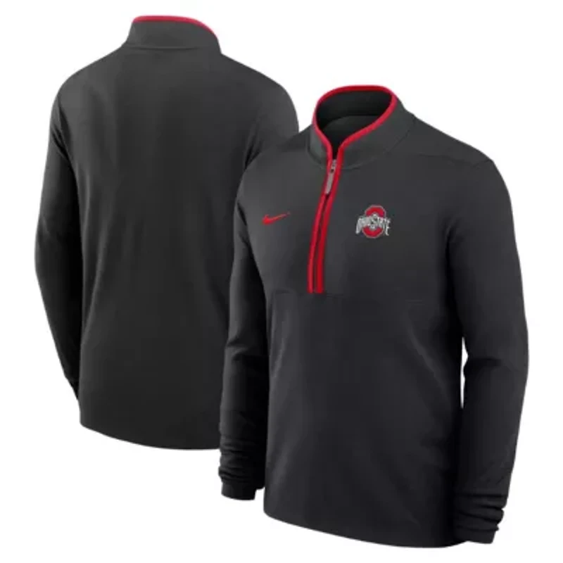 NCAA Nike Ohio State Buckeyes Courtside Victory Dri-FIT Half-Zip Pullover