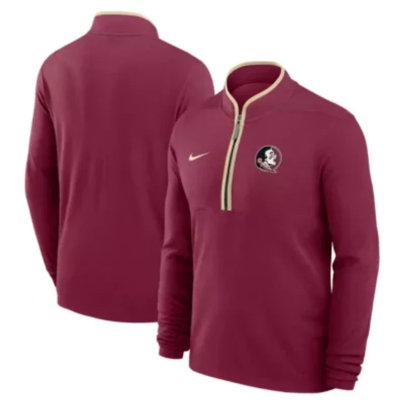 NCAA Nike Florida State Seminoles Courtside Victory Dri-FIT Half-Zip Pullover