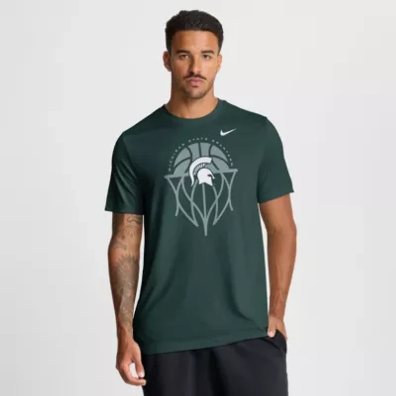 NCAA Nike Michigan State Spartans Basketball Icon Legend Dri-FIT T-Shirt