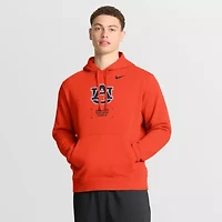 NCAA Nike Auburn Tigers Basketball Two-Hit Club Fleece Pullover Hoodie