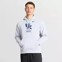 NCAA Nike Kentucky Wildcats Basketball Two-Hit Club Fleece Pullover Hoodie