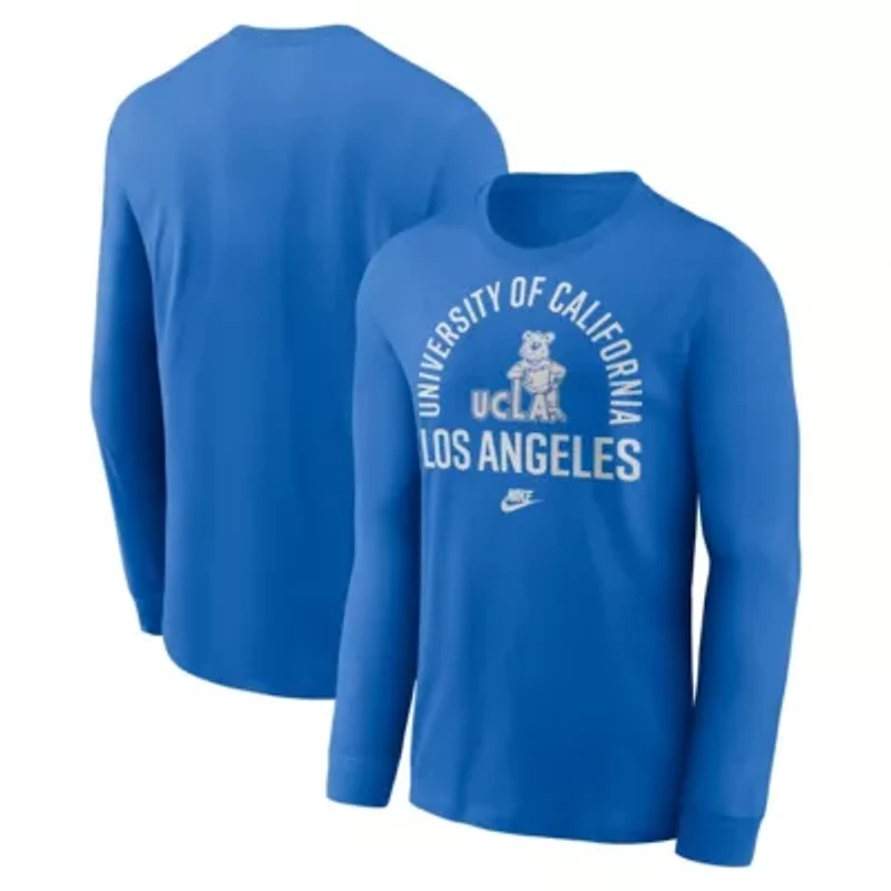 NCAA Nike UCLA Bruins Legacy Arched Logo Long Sleeve T-Shirt