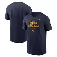 NCAA Nike West Virginia Mountaineers 2025 Courtside Basketball Performance T-Shirt