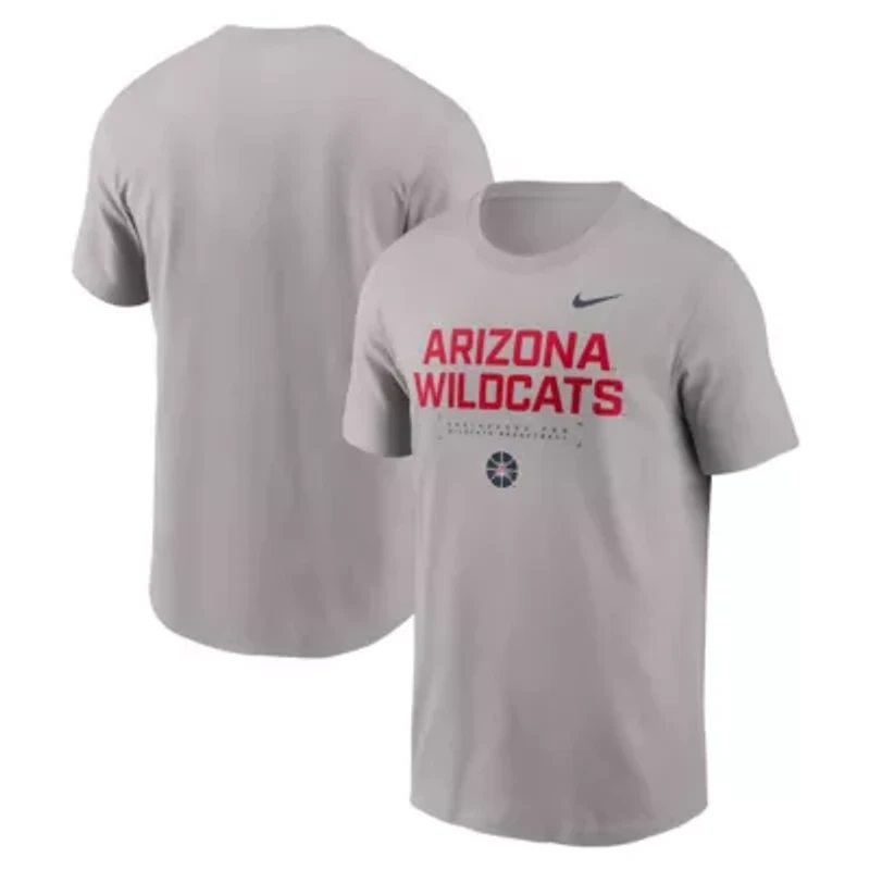 NCAA Nike Arizona Wildcats 2025 Courtside Basketball Performance T-Shirt