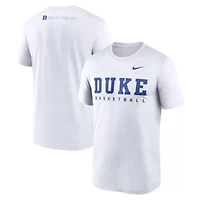 Duke Blue Devils NCAA Nike 2025 Courtside Basketball Legend Dri-FIT T-Shirt