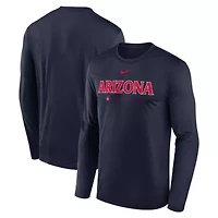 NCAA Nike Arizona Wildcats 2025 Courtside Basketball Shootaround Legend Dri-FIT Long Sleeve T-Shirt