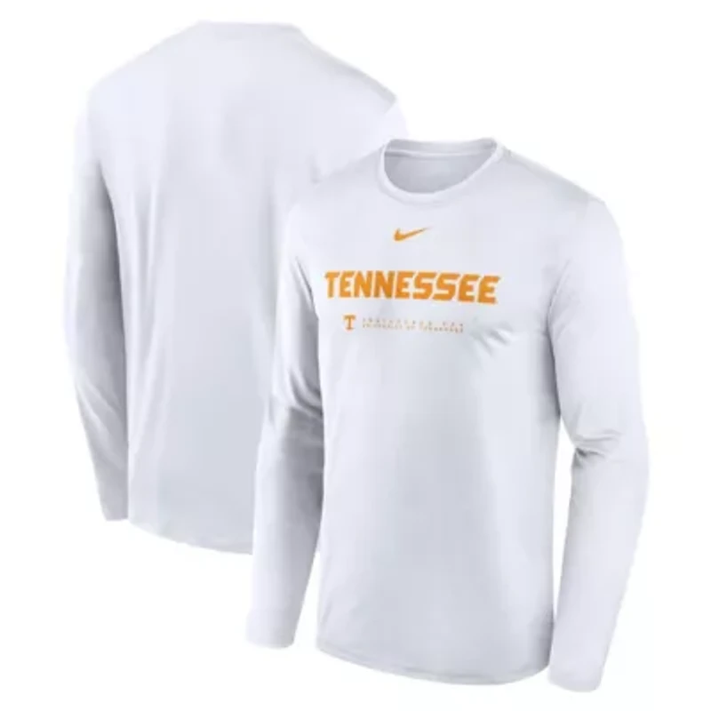 NCAA Nike Tennessee Volunteers 2025 Courtside Basketball Shootaround Legend Dri-FIT Long Sleeve T-Shirt