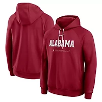 Alabama Crimson Tide NCAA Nike 2025 Courtside Basketball Practice Raglan Dri-FIT Hoodie