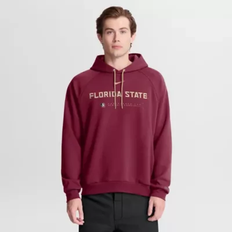 NCAA Nike Florida State Seminoles 2025 Courtside Basketball Practice Raglan Dri-FIT Hoodie