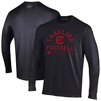 NCAA Under Armour South Carolina Gamecocks 2025 Sideline Football Performance Cotton Long Sleeve T-Shirt