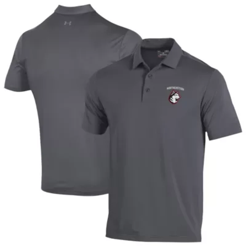 NCAA Under Armour Northeastern Huskies Performance Playoff Polo