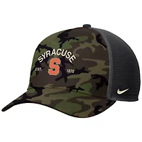 Syracuse Orange NCAA Nike Syracuse 2025 Military Appreciation Rise Adjustable Trucker Hat
