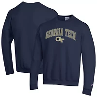 Georgia Tech Yellow Jackets NCAA Arch Over Logo Pullover Sweatshirt