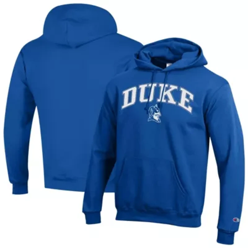 Duke Blue Devils NCAA Arch Over Logo Pullover Hoodie