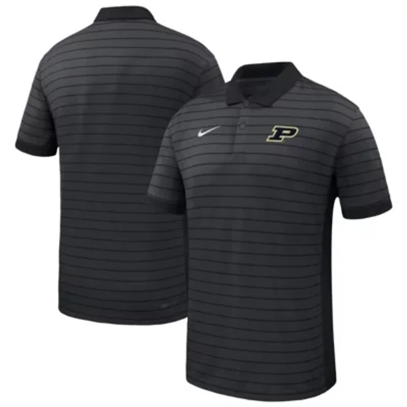 NCAA Nike Purdue Boilermakers 2025 Early Season Coaches Sideline Victory Stripe Performance Polo