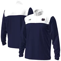 NCAA Under Armour Notre Dame Fighting Irish Blocked Quarter-Zip Pullover