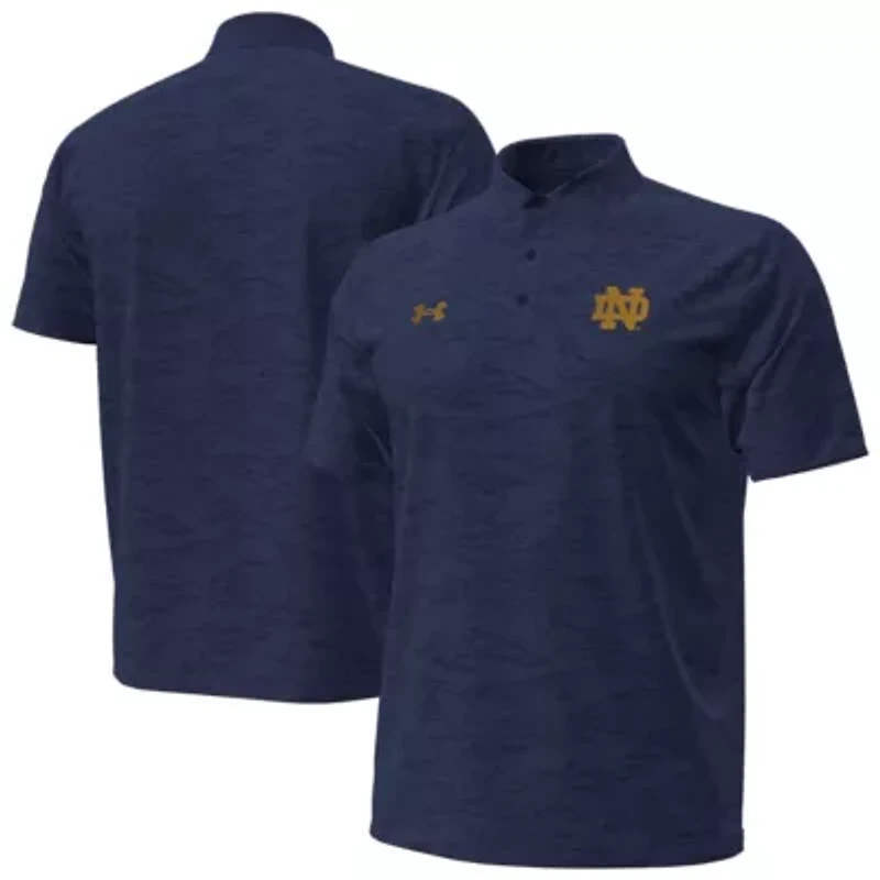 NCAA Under Armour Notre Dame Fighting Irish Drive Jacquard Polo