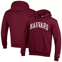 Harvard Crimson NCAA Basic Arch Fleece Pullover Hoodie