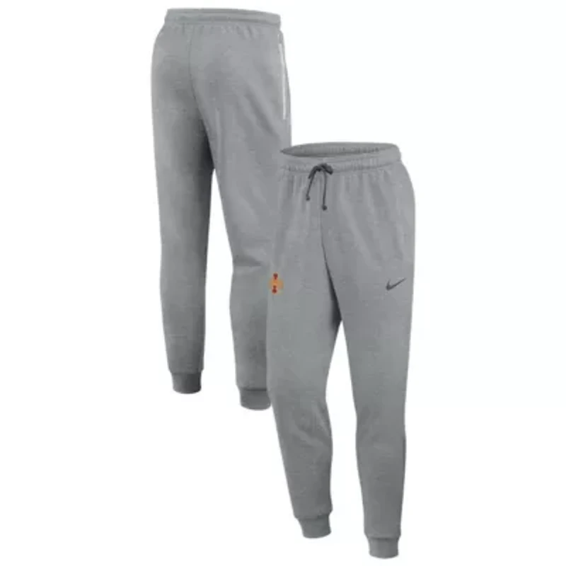 NCAA Nike Heather Iowa State Cyclones Basketball Practice Dri-FIT Taper Sweatpants