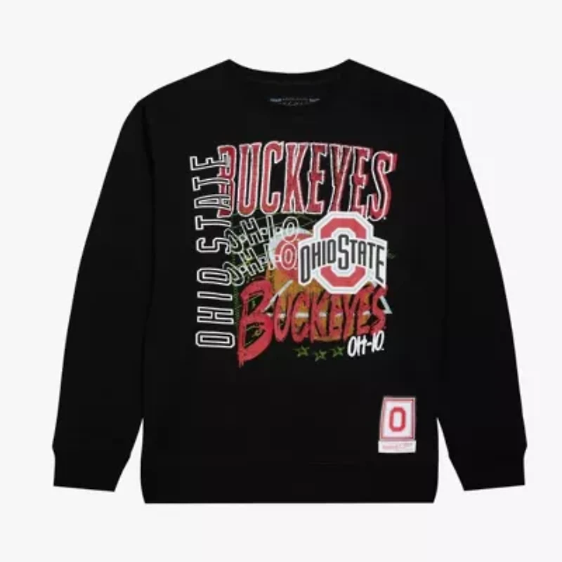 NCAA Ohio State Buckeyes Half Time Fleece Crewneck Sweatshirt