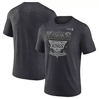 NHL Fanatics Los Angeles Kings 2025 Stanley Cup Playoffs Crossbar Tri-Blend T-Shirt