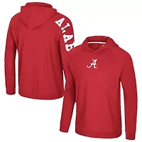 Alabama Crimson Tide NCAA Back Business Long Sleeve Raglan Hooded T-Shirt