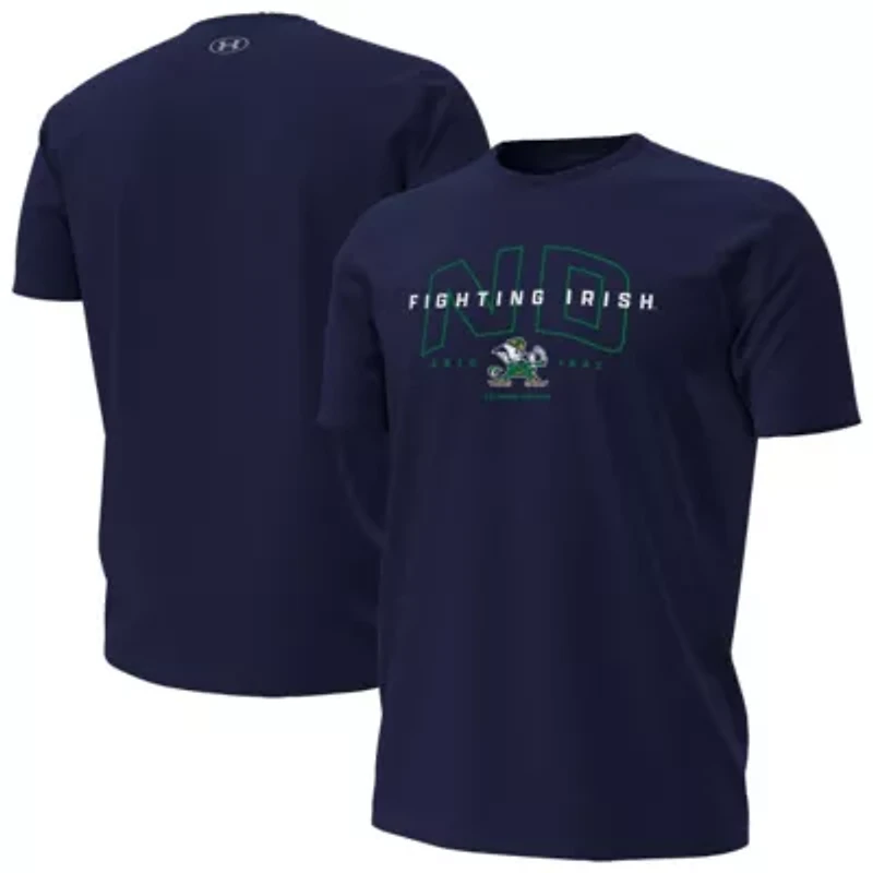 NCAA Under Armour Notre Dame Fighting Irish Overlay Performance T-Shirt