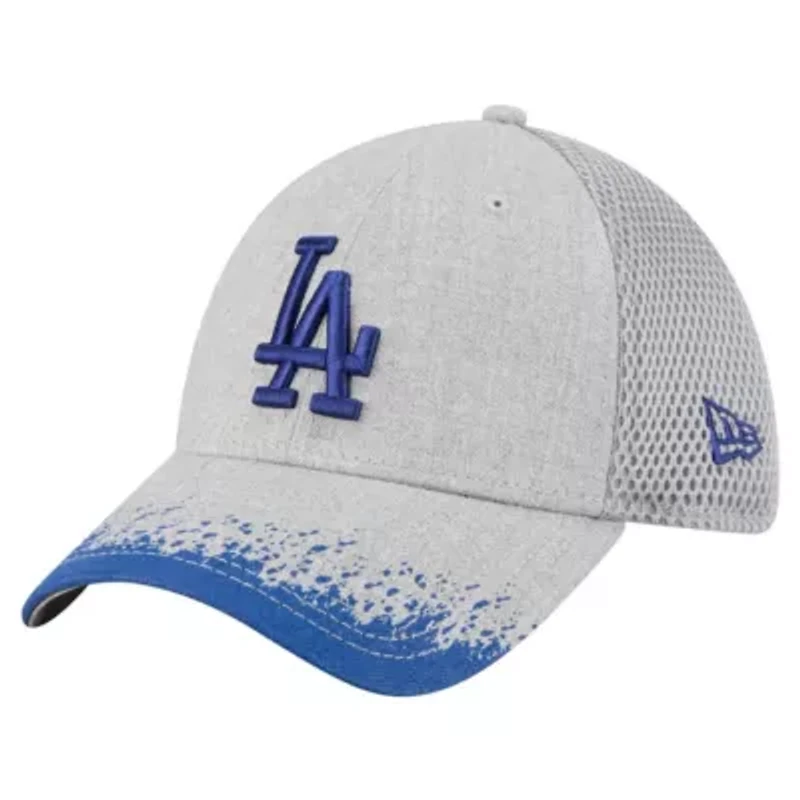 MLB Los Angeles Dodgers Visor Paint Splatter 39THIRTY Flex Hat