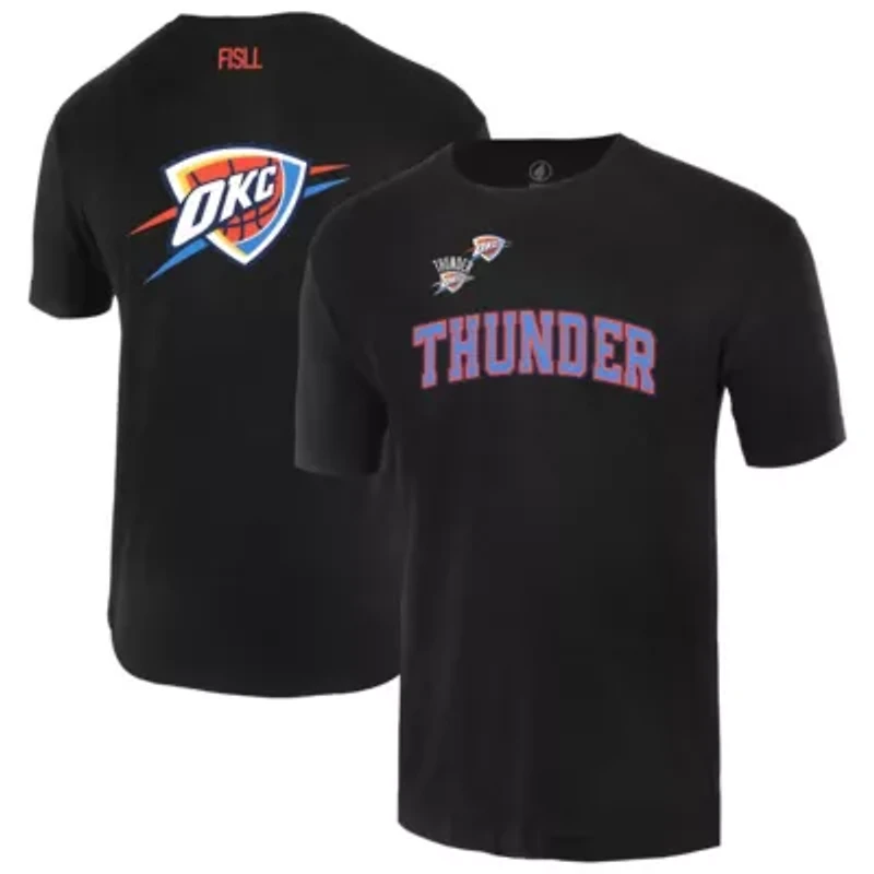 NBA Unisex Oklahoma City Thunder Oversize Logo T-Shirt