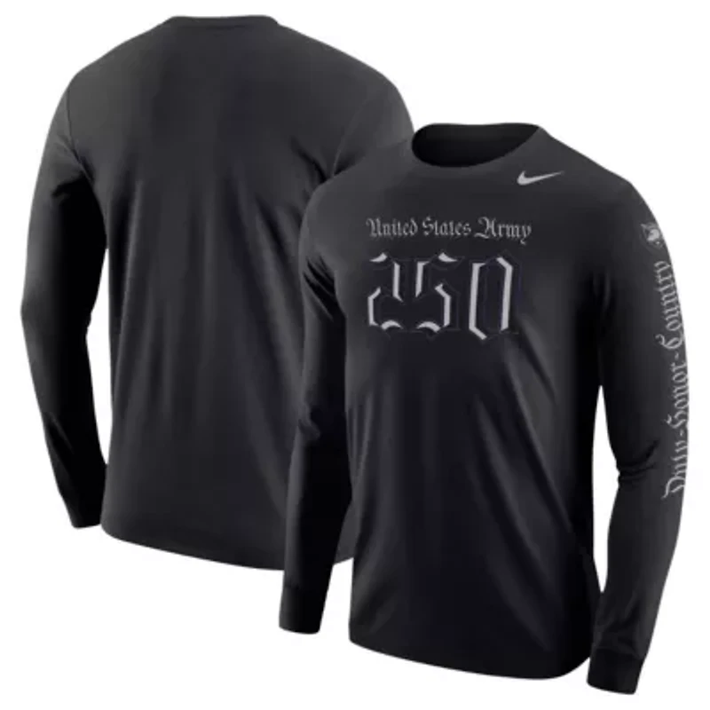 Army Black Knights NCAA Nike 250 Collection Long Sleeve T-Shirt