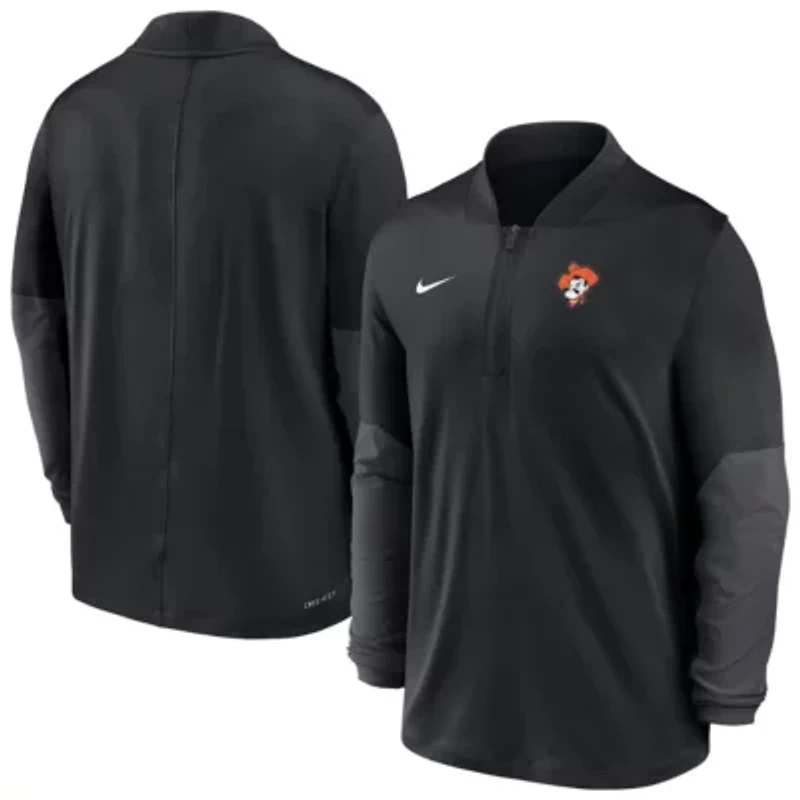 NCAA Nike Oklahoma State Cowboys Dri-FIT Half-Zip Pullover