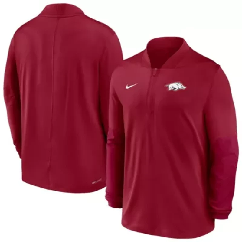 NCAA Nike Arkansas Razorbacks Dri-FIT Half-Zip Pullover