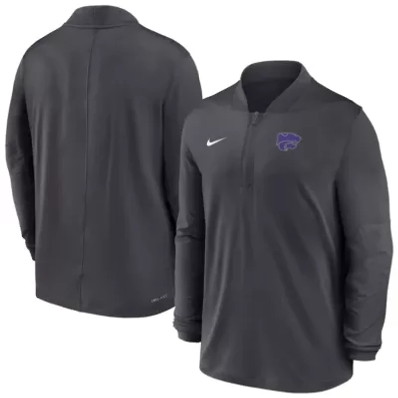 NCAA Nike Kansas State Wildcats Dri-FIT Half-Zip Pullover