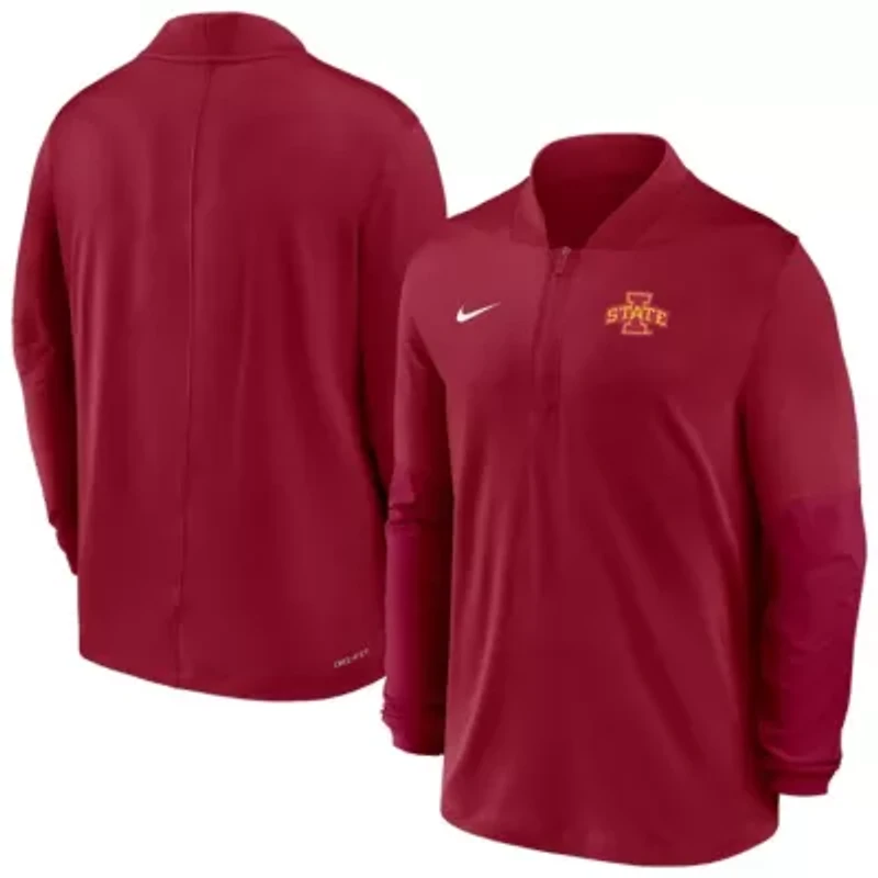 NCAA Nike Iowa State Cyclones Dri-FIT Half-Zip Pullover